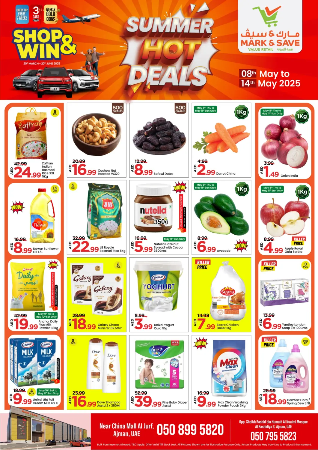 UAE - Sharjah / Ajman Mark & Save offers in D4D Online. Al Jurf ,Ajman. . Till 14th May