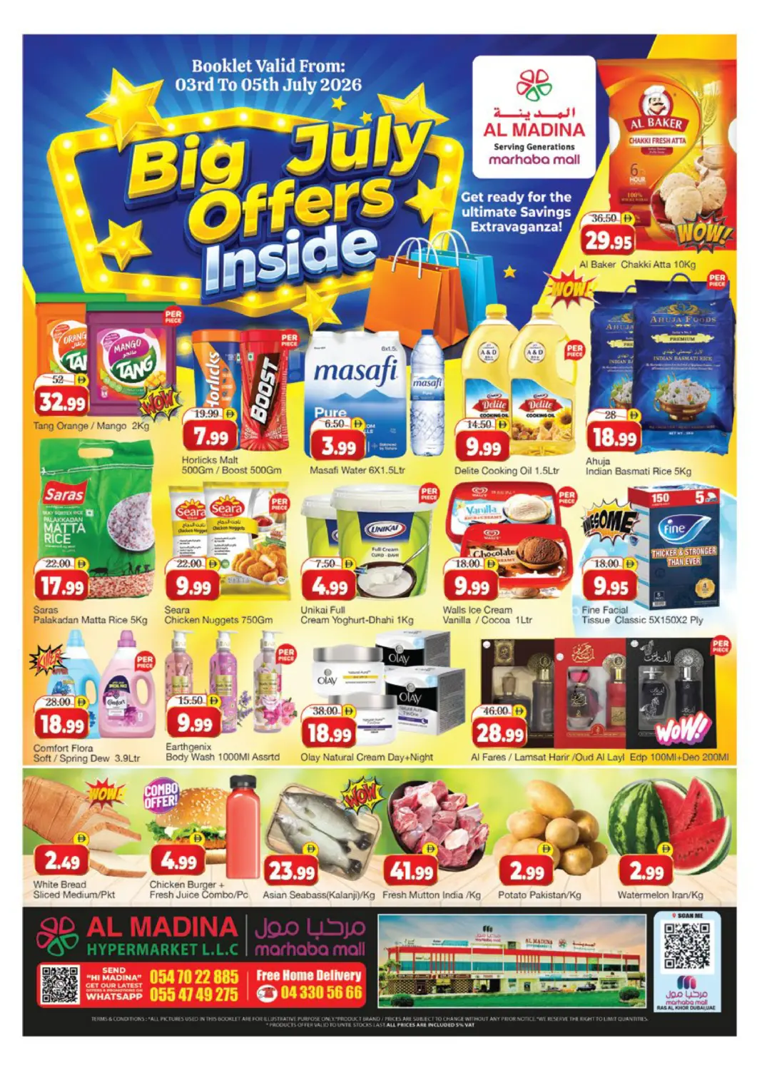 UAE - Dubai Al Madina  offers in D4D Online. Marhaba mall, Ras Al khor. . Till 5th July
