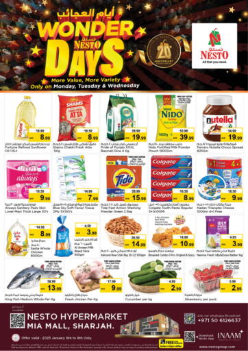 UAE - Dubai Nesto Hypermarket offers in D4D Online. Mia Mall, Sharjah. . Till 8th January