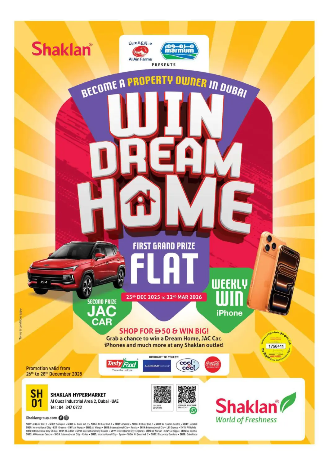 UAE - Dubai Shaklan  offers in D4D Online. Al Quoz - Ind Area 2,Dubai. . Till 28th December