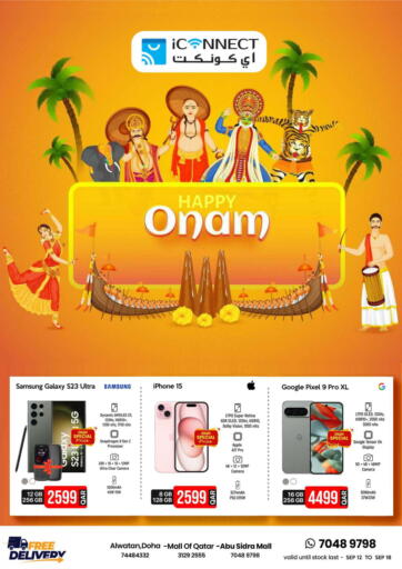 Qatar - Al Khor iCONNECT  offers in D4D Online. Happy Onam. . Till 18th September