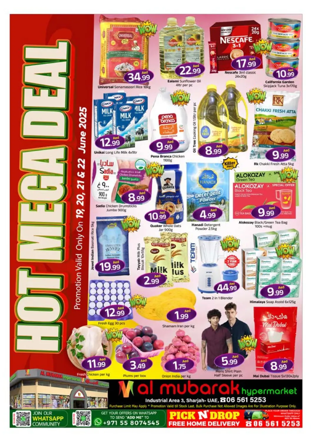 UAE - Sharjah / Ajman Mubarak Hypermarket Sharjah offers in D4D Online. Hot Mega Deal. . Till 22nd June