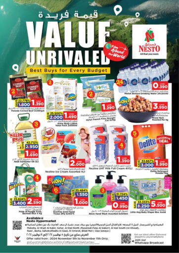 Oman - Muscat Nesto Hyper Market   offers in D4D Online. Value Unrivaled. . Till 11th November