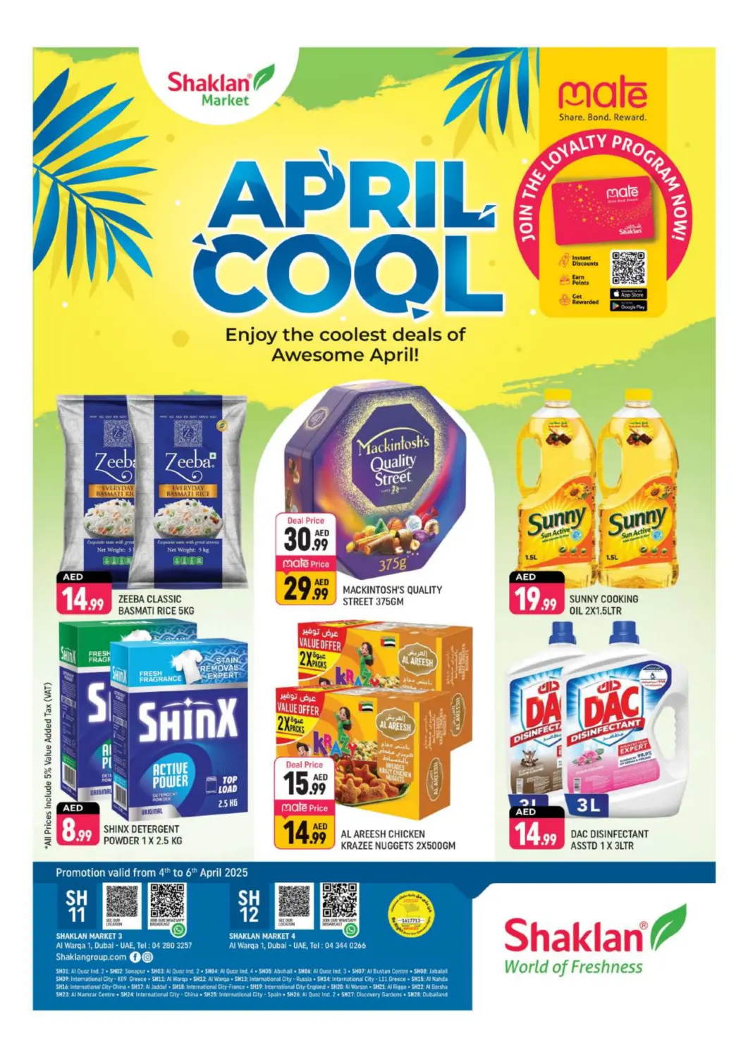 UAE - Dubai Shaklan  offers in D4D Online. Al Warqa 1, Dubai. . Till 6th April