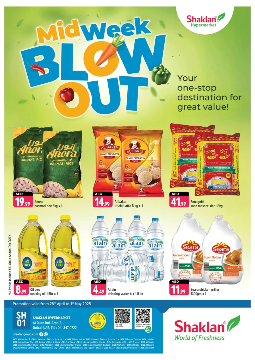 UAE - Dubai Shaklan  offers in D4D Online. Al Quoz Industrial Area 2- Dubai. . Till 1st May
