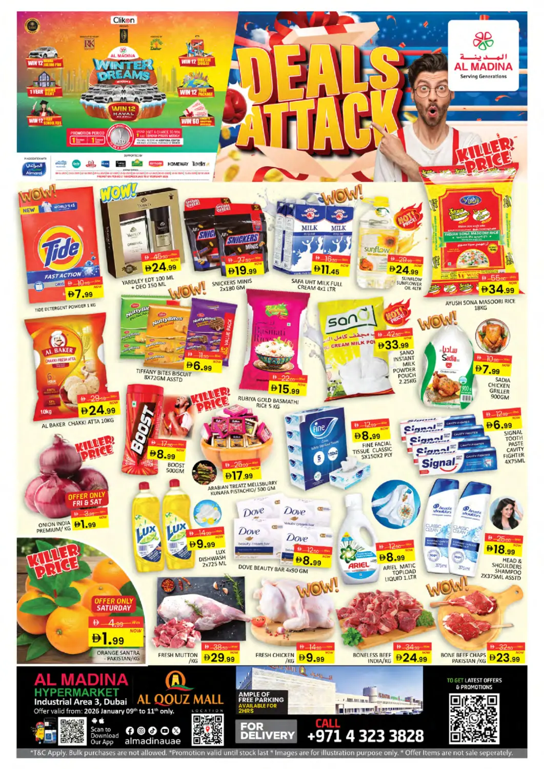 UAE - Dubai Al Madina  offers in D4D Online. Al Qouz Mall - Dubai. . Till 11th January