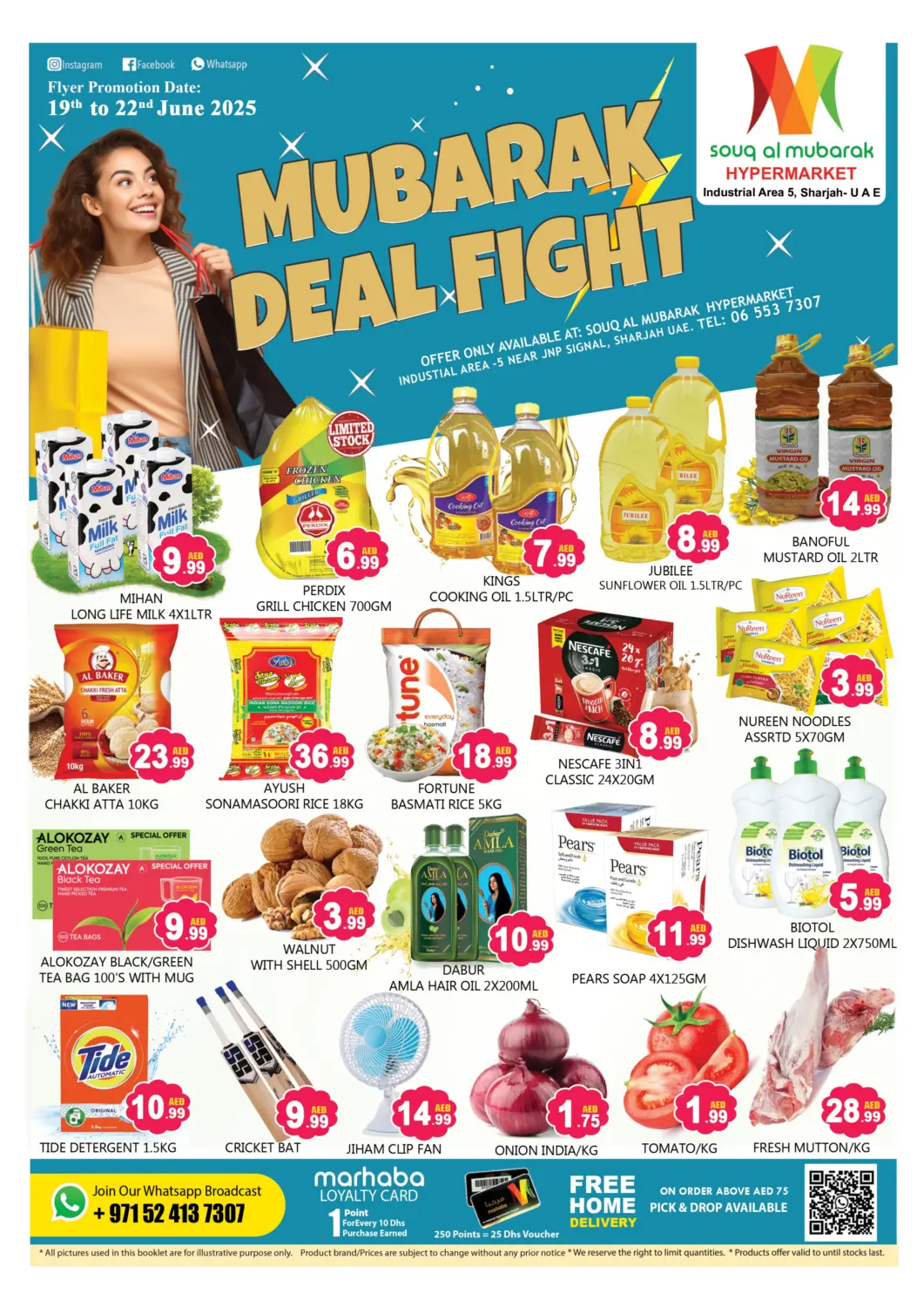 UAE - Sharjah / Ajman Souk Al Mubarak Hypermarket offers in D4D Online. Industrial Area 5, Sharjah. . Till 22nd June