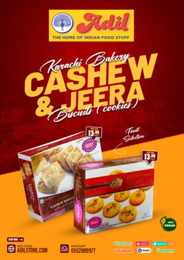 UAE - Sharjah / Ajman Adil Supermarket offers in D4D Online. Karachi Biscuits. . Till 8th April