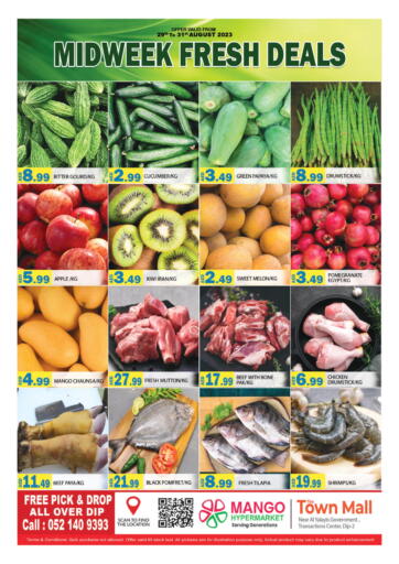 UAE - Dubai Mango Hypermarket LLC offers in D4D Online. midweek fresh deals. . Till 31st August