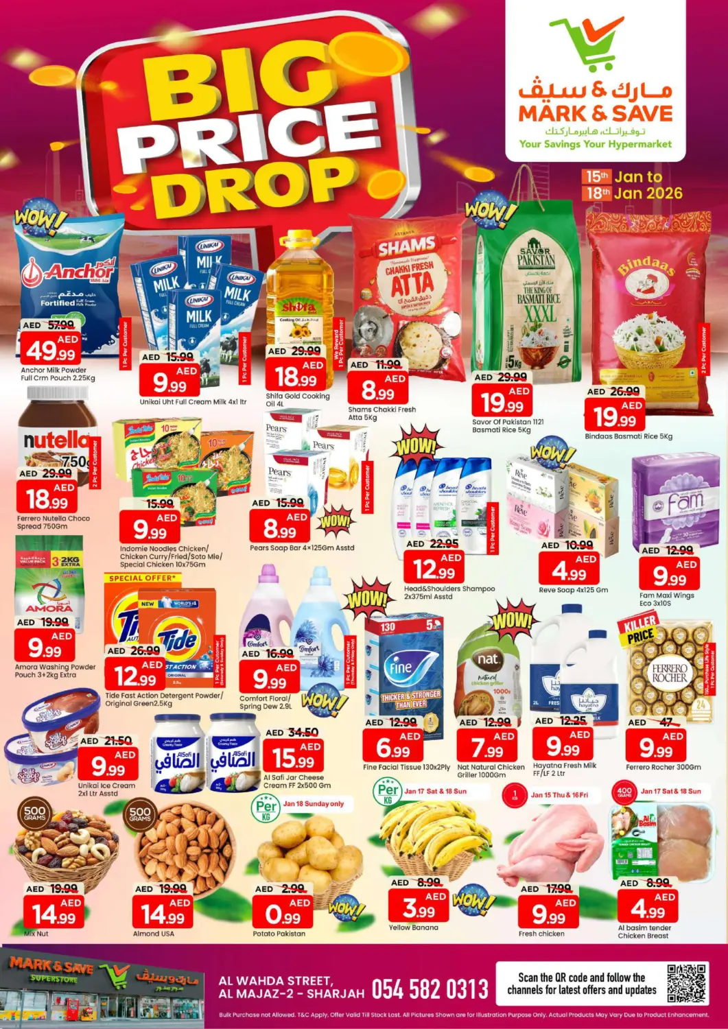 UAE - Sharjah / Ajman Mark & Save offers in D4D Online. Al Wahda Street, Sharjah. . Till 18th January