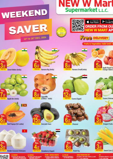 UAE - Dubai NEW W MART SUPERMARKET  offers in D4D Online. Weekend Saver. . Till 16th December