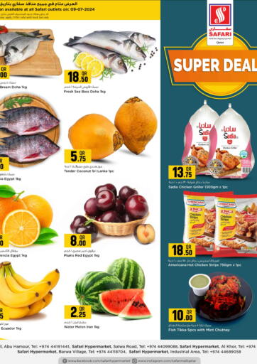 Qatar - Doha Safari Hypermarket offers in D4D Online. Super Deals. . Only On 9th July