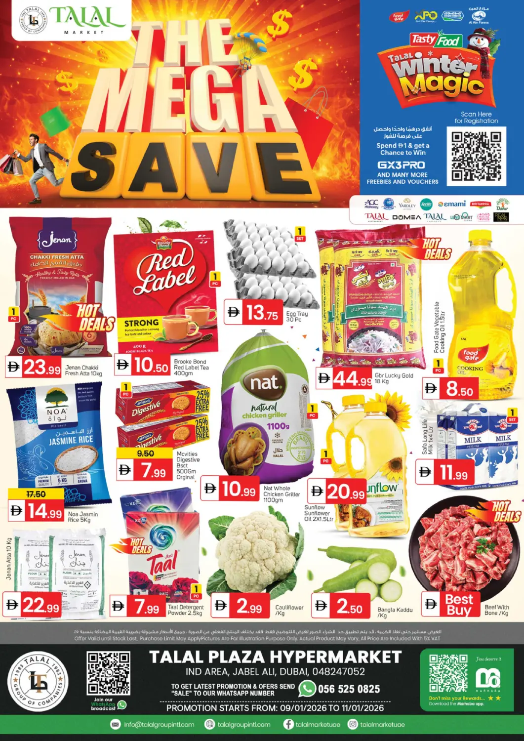 UAE - Dubai TALAL MARKET offers in D4D Online. Jabel Ali industrial Area 1 - Dubai. . Till 11th January