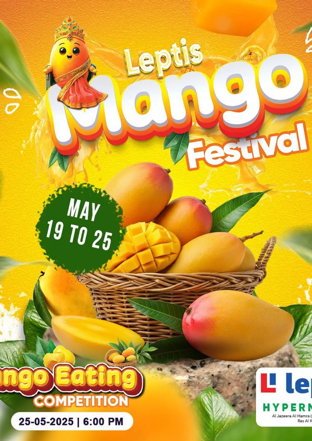 UAE - Ras al Khaimah Leptis Hypermarket  offers in D4D Online. Leptis Mango Festival. . Till 25th May