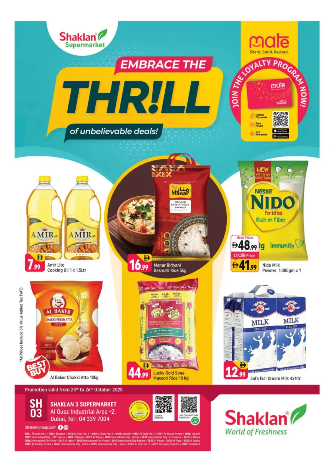 UAE - Dubai Shaklan  offers in D4D Online. Al Quoz -Ind area - 2,Dubai. . Till 26th October