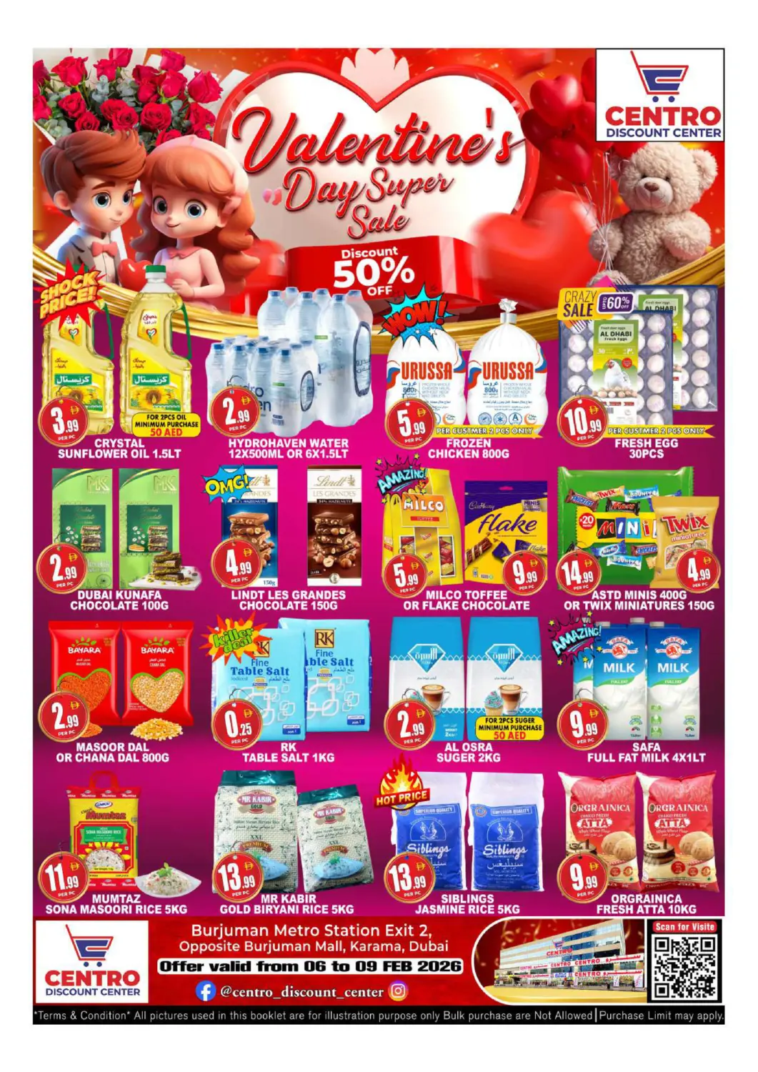 UAE - Dubai Centro Discount Center offers in D4D Online. Valentine's Day Super Sale. . Till 9th February