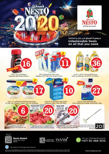 UAE - Sharjah / Ajman Nesto Hypermarket offers in D4D Online. One Tower,Ajman. . Till 23rd October