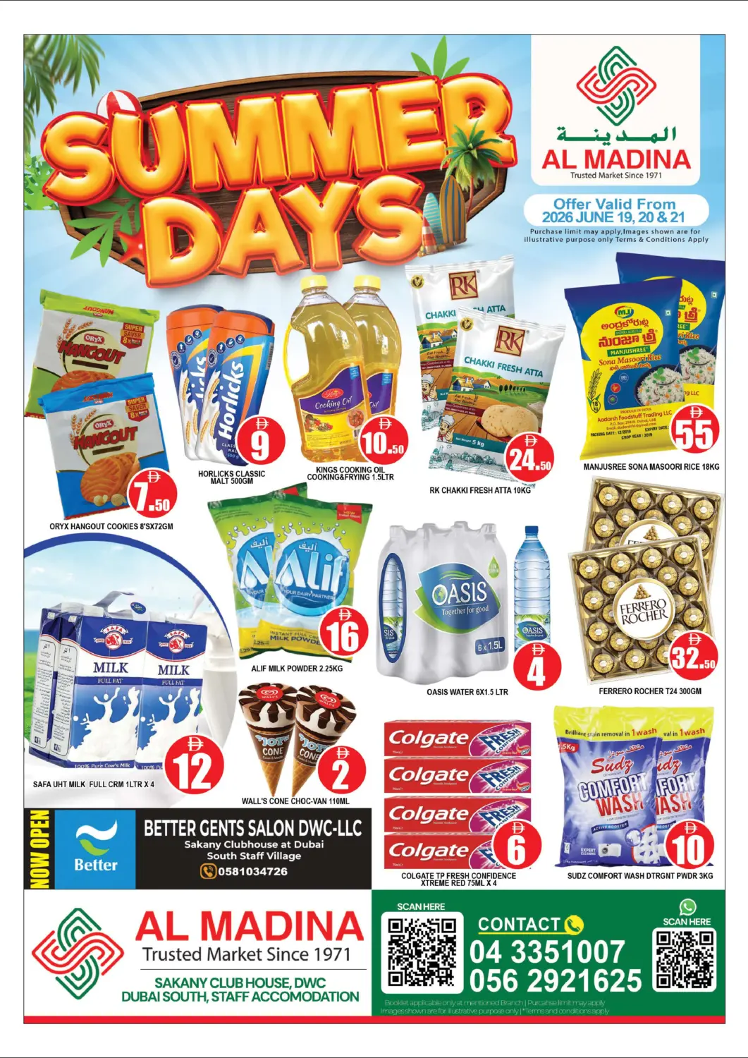 UAE - Dubai AL MADINA (Dubai) offers in D4D Online. Sakany Club House, DWC, Dubai South. . Till 21st June