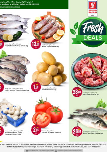 Qatar - Al Khor Safari Hypermarket offers in D4D Online. Fresh Deals. . Only On 15th May