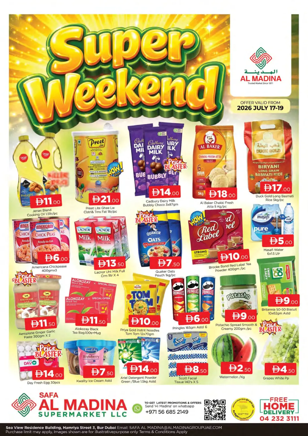 UAE - Dubai AL MADINA (Dubai) offers in D4D Online. Safa Al Madina - Burdubai. . Till 19th July