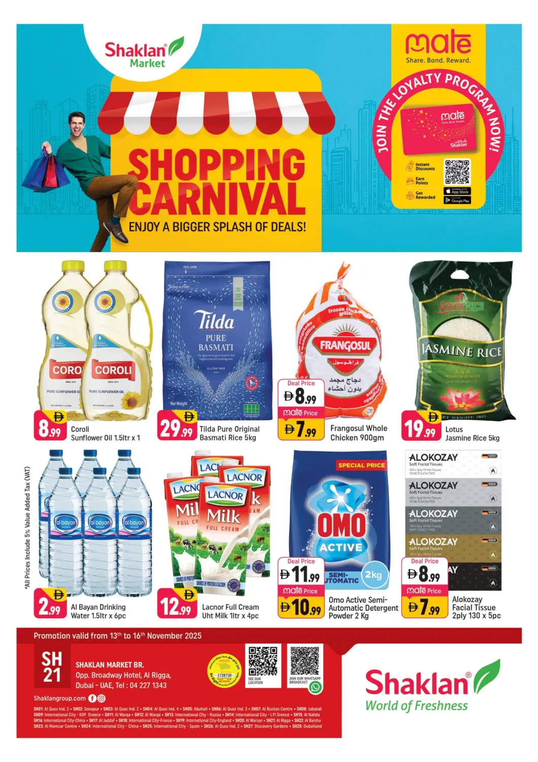 UAE - Dubai Shaklan  offers in D4D Online. Al Rigga - Dubai. . Till 16th November