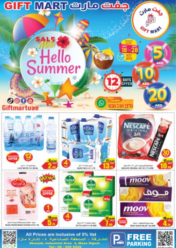 UAE - Sharjah / Ajman GIFT MART- Sharjah offers in D4D Online. Hello Summer. . Till 28th May