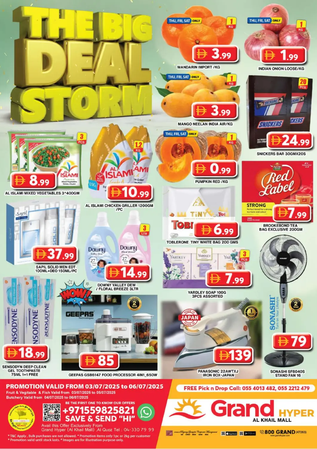 UAE - Dubai Grand Hyper Market offers in D4D Online. Al Khail Mall - Dubai. . Till 6th July
