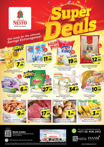 UAE - Sharjah / Ajman Nesto Hypermarket offers in D4D Online. Nakheel ,Behind Vegetable market , Ras al Khaimah. . Till 6th September