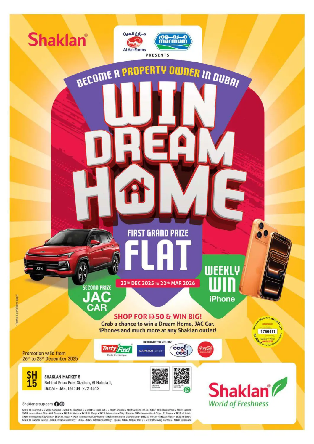 UAE - Dubai Shaklan  offers in D4D Online. Al Nahda 1,Dubai. . Till 28th December