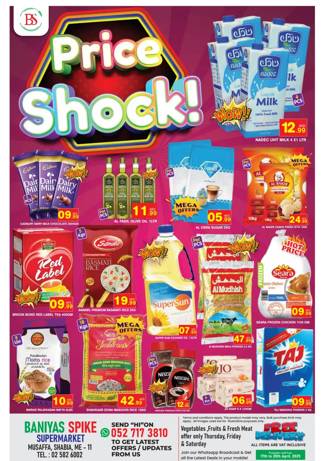 UAE - Abu Dhabi Baniyas Spike  offers in D4D Online. Musaffah, Shabia ME-11. . Till 20th April
