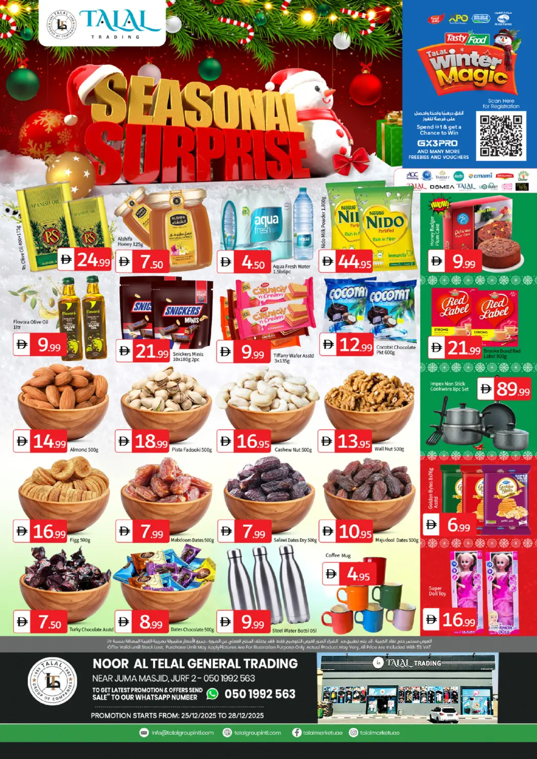 UAE - Sharjah / Ajman TALAL MARKET offers in D4D Online. Jurf 2 , Ajman. . Till 28th December