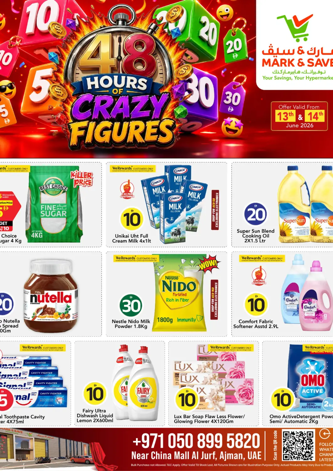 UAE - Sharjah / Ajman Mark & Save offers in D4D Online. Al Jurf , Ajman. . Till 14th June
