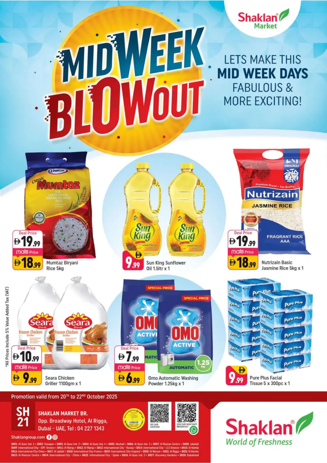 UAE - Dubai Shaklan  offers in D4D Online. Al Rigga - Dubai. . Till 22nd October