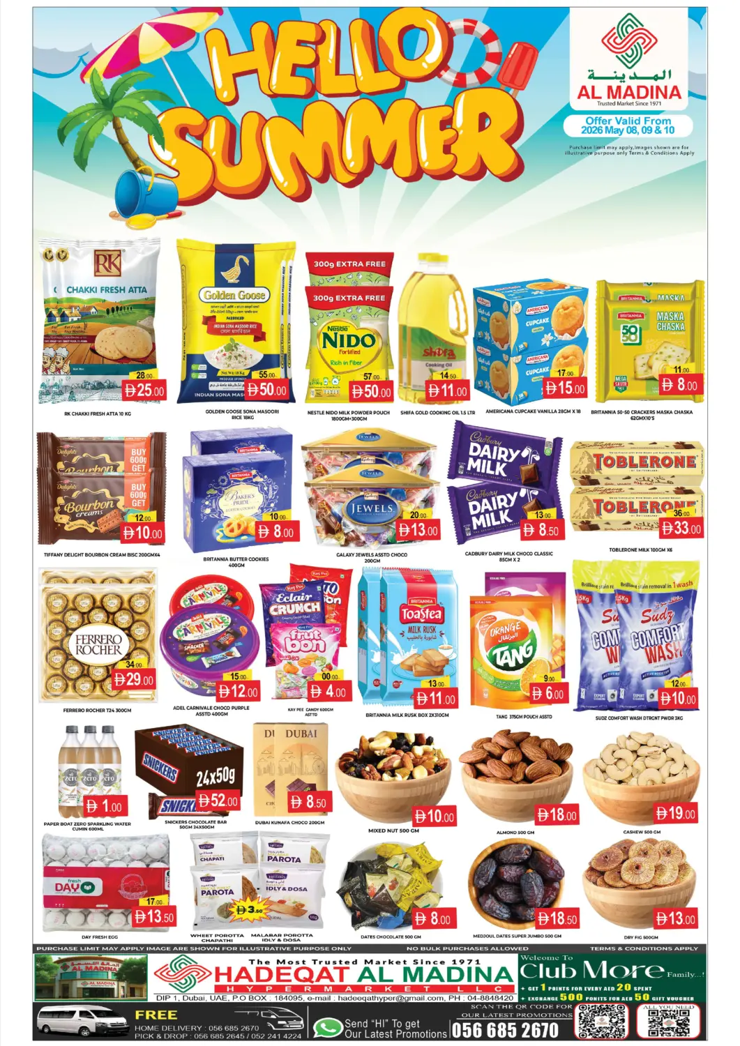UAE - Dubai AL MADINA (Dubai) offers in D4D Online. Hadeqat Al Madina-DIP 1. . Till 10th May