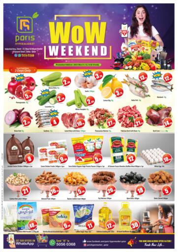 Qatar - Al Wakra Paris Hypermarket offers in D4D Online. Wow Weekend. . Till 14th November