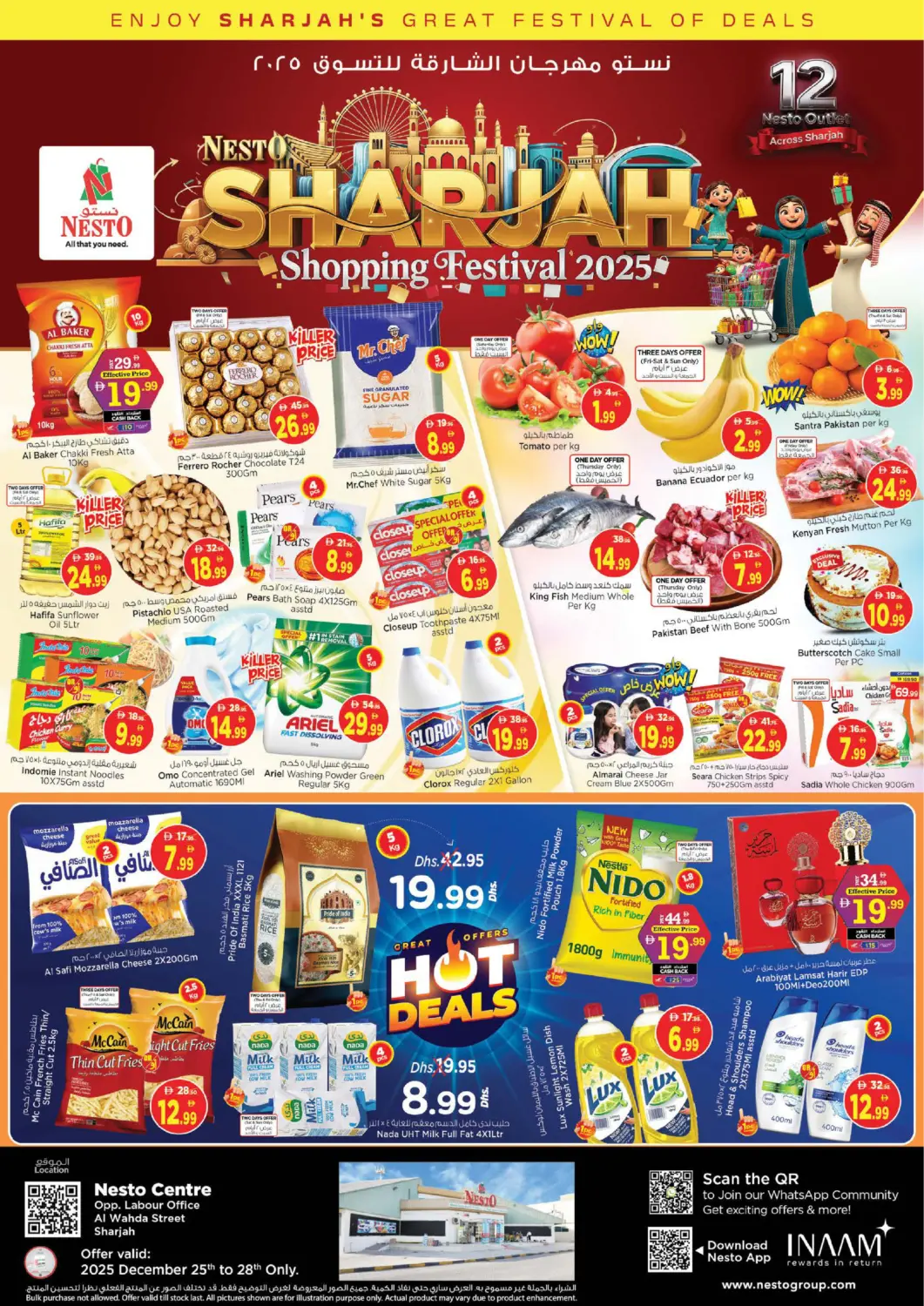 UAE - Sharjah / Ajman Nesto Hypermarket offers in D4D Online. Al Wahda, Sharjah. . Till 28th December