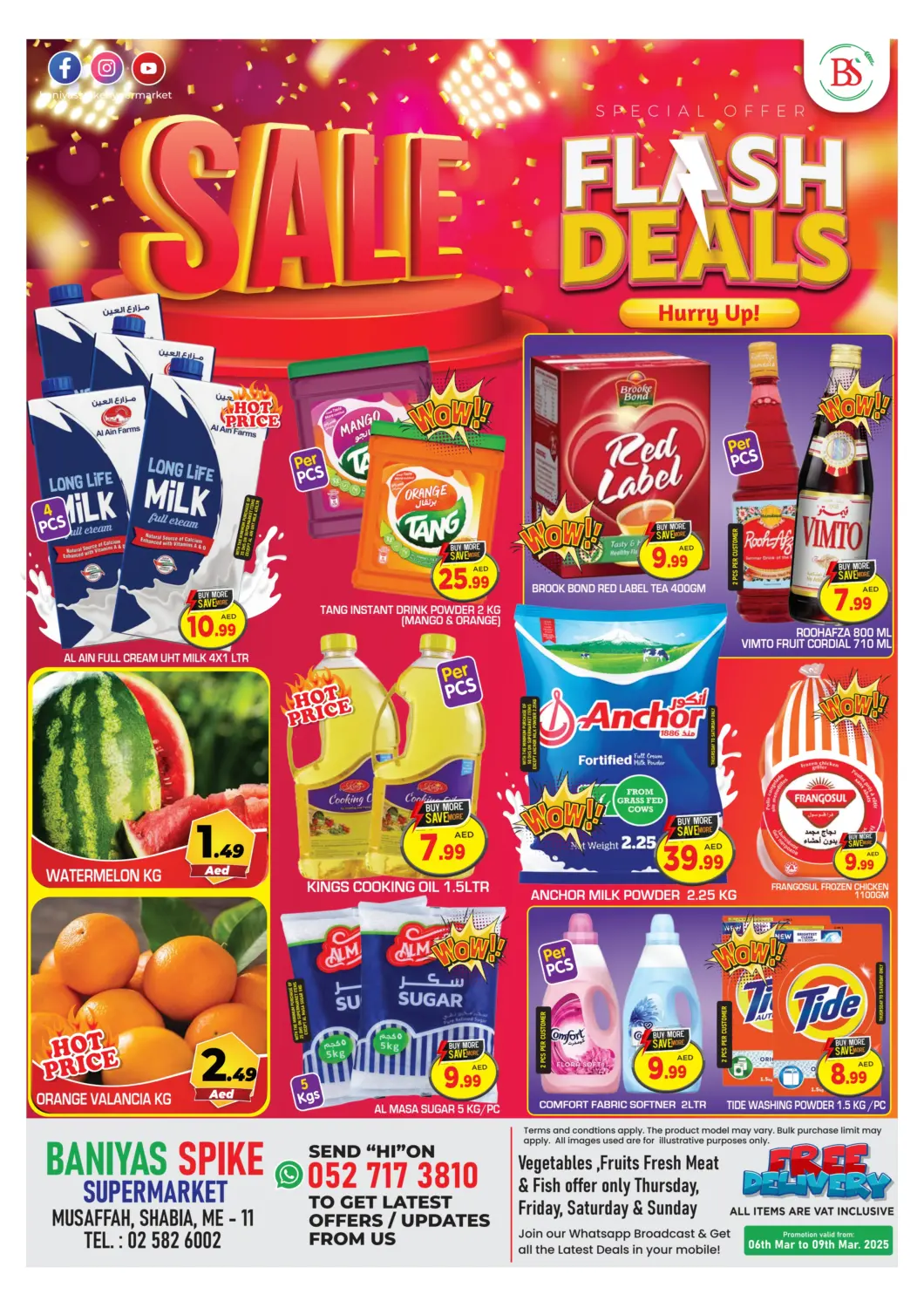 UAE - Abu Dhabi Baniyas Spike  offers in D4D Online. Shabiya 11 - Abudhabi. . Till 9th March