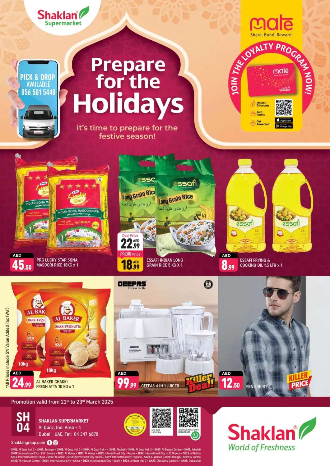 UAE - Dubai Shaklan  offers in D4D Online. Al Quoz Ind Area 4, Dubai. . Till 23rd March