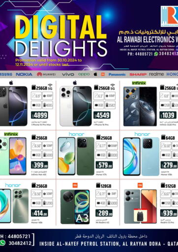 Qatar - Doha Al Rawabi Electronics offers in D4D Online. Digital Delights. . Till 12th November