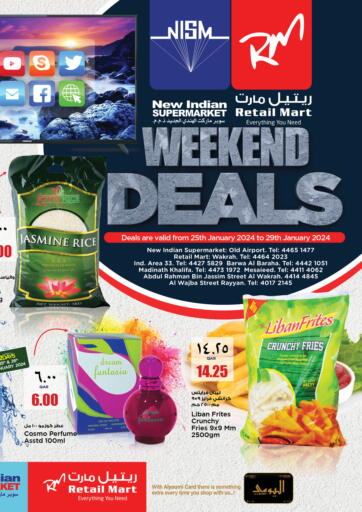 Qatar - Al Rayyan Retail Mart offers in D4D Online. Weekend Deals. . Till 29th January