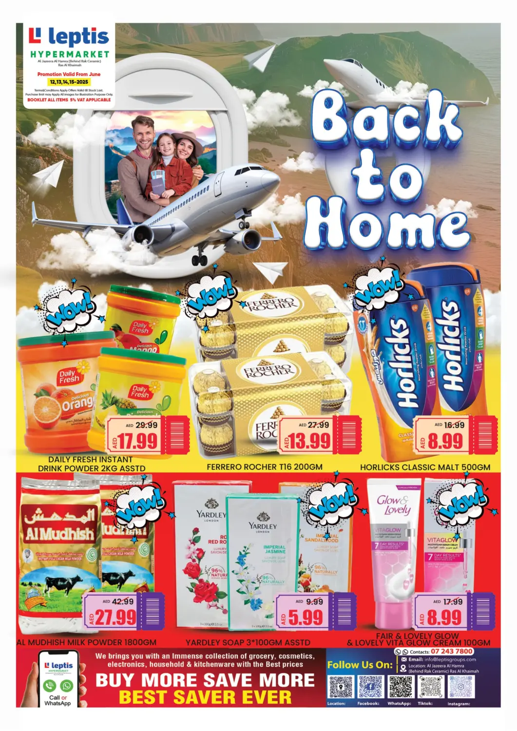 UAE - Ras al Khaimah Leptis Hypermarket  offers in D4D Online. Back to Home. . Till 15th June