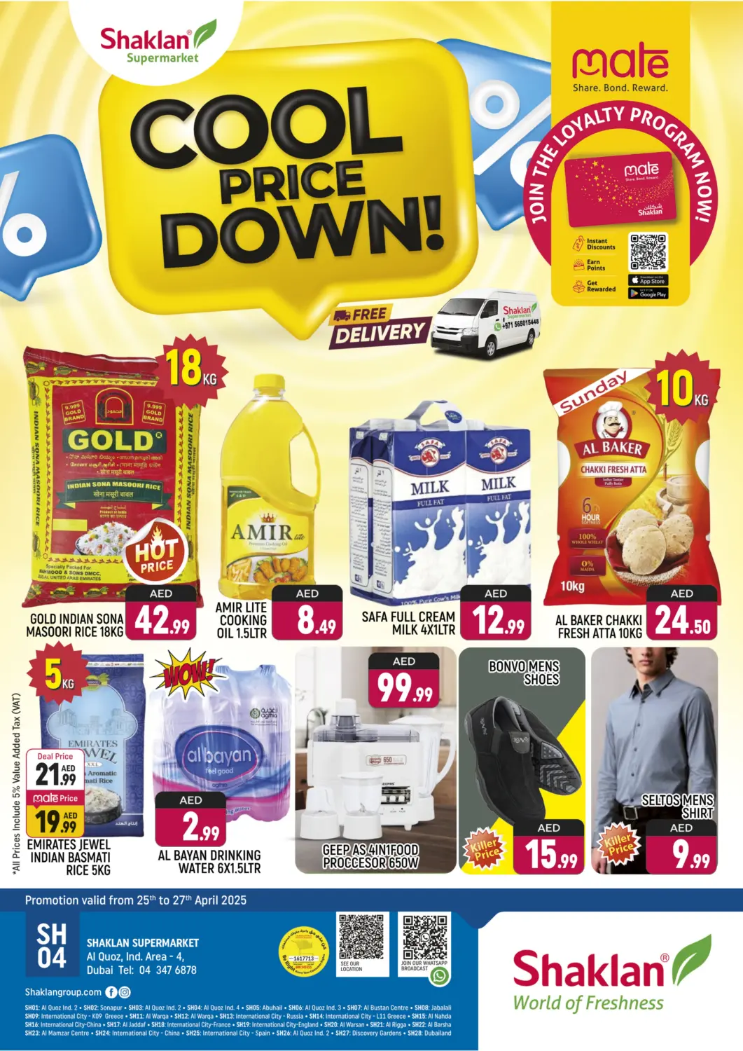 UAE - Dubai Shaklan  offers in D4D Online. Al Quoz Ind Area 4, Dubai. . Till 27th April