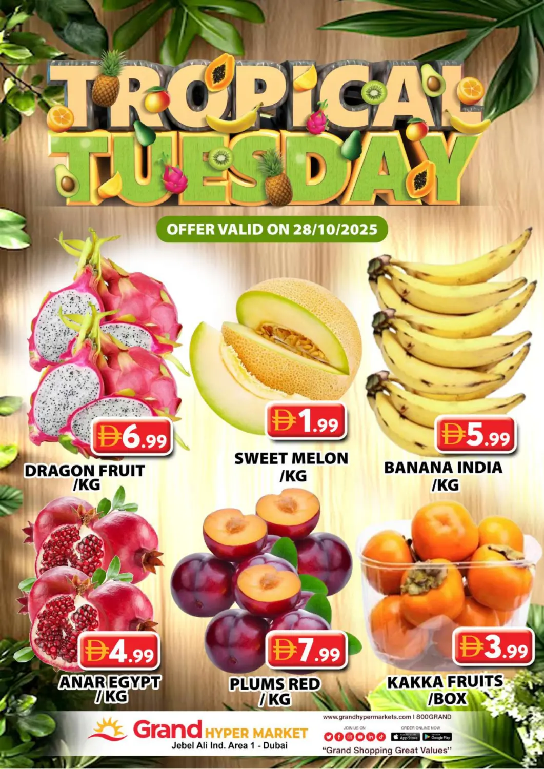 UAE - Dubai Grand Hyper Market offers in D4D Online. Jebel Ali - Dubai. . Only On 28th October