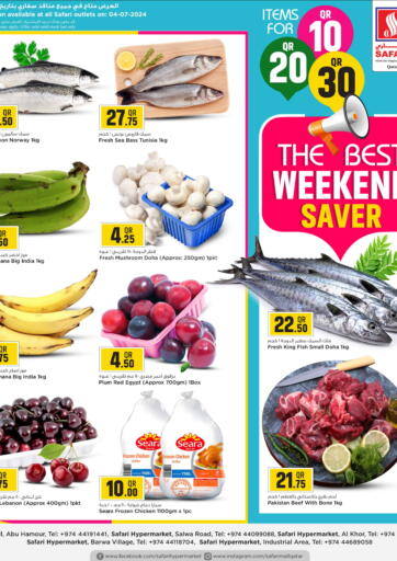 Qatar - Doha Safari Hypermarket offers in D4D Online. The Best Weekend Saver. . Only On 4th July
