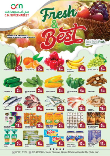 UAE - Abu Dhabi C.M. supermarket offers in D4D Online. Fresh & Best. . Till 28th March