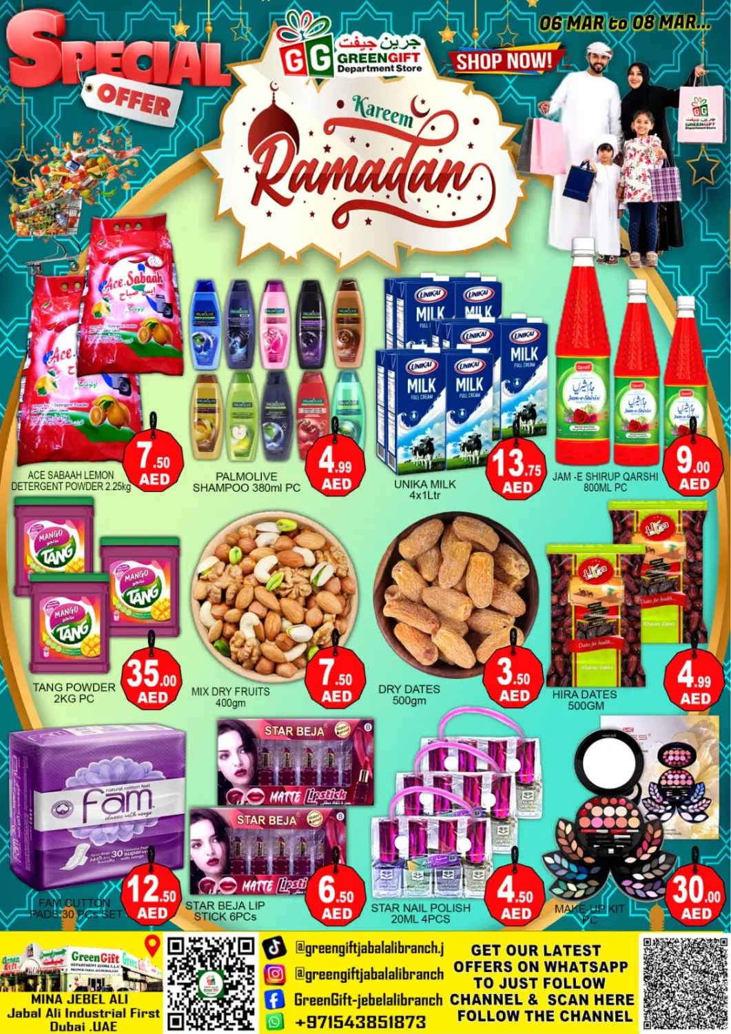 UAE - Dubai Green Gift Department Store offers in D4D Online. Ramadan Kareem. . Till 8th March