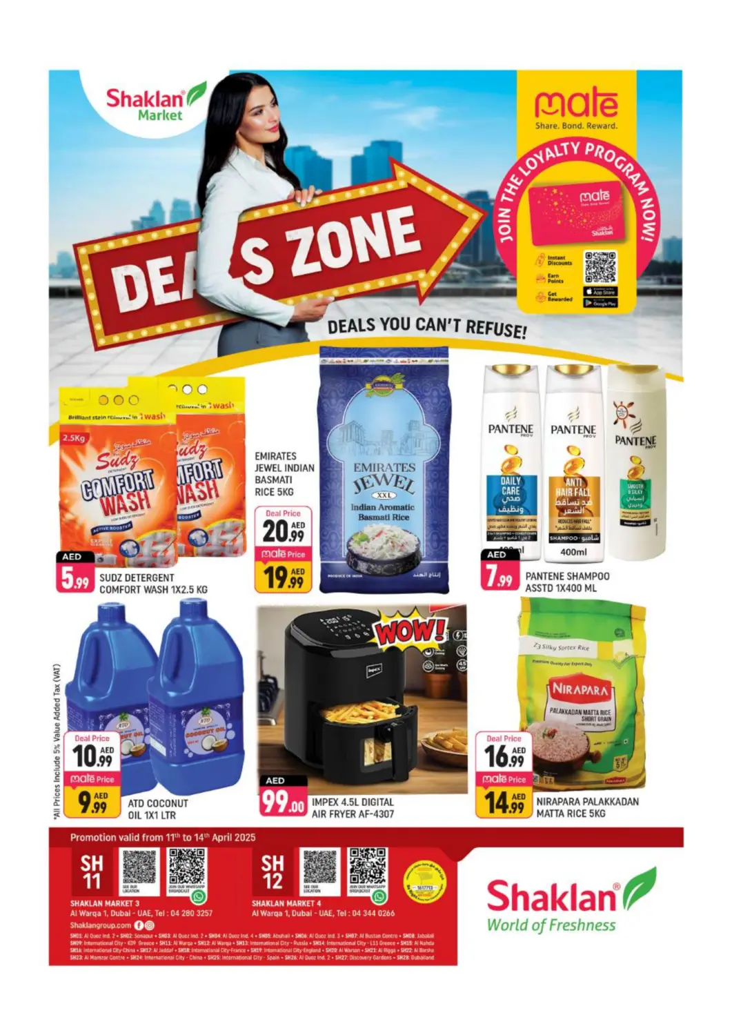 UAE - Dubai Shaklan  offers in D4D Online. Al Warqa 1, Dubai. . Till 14th April