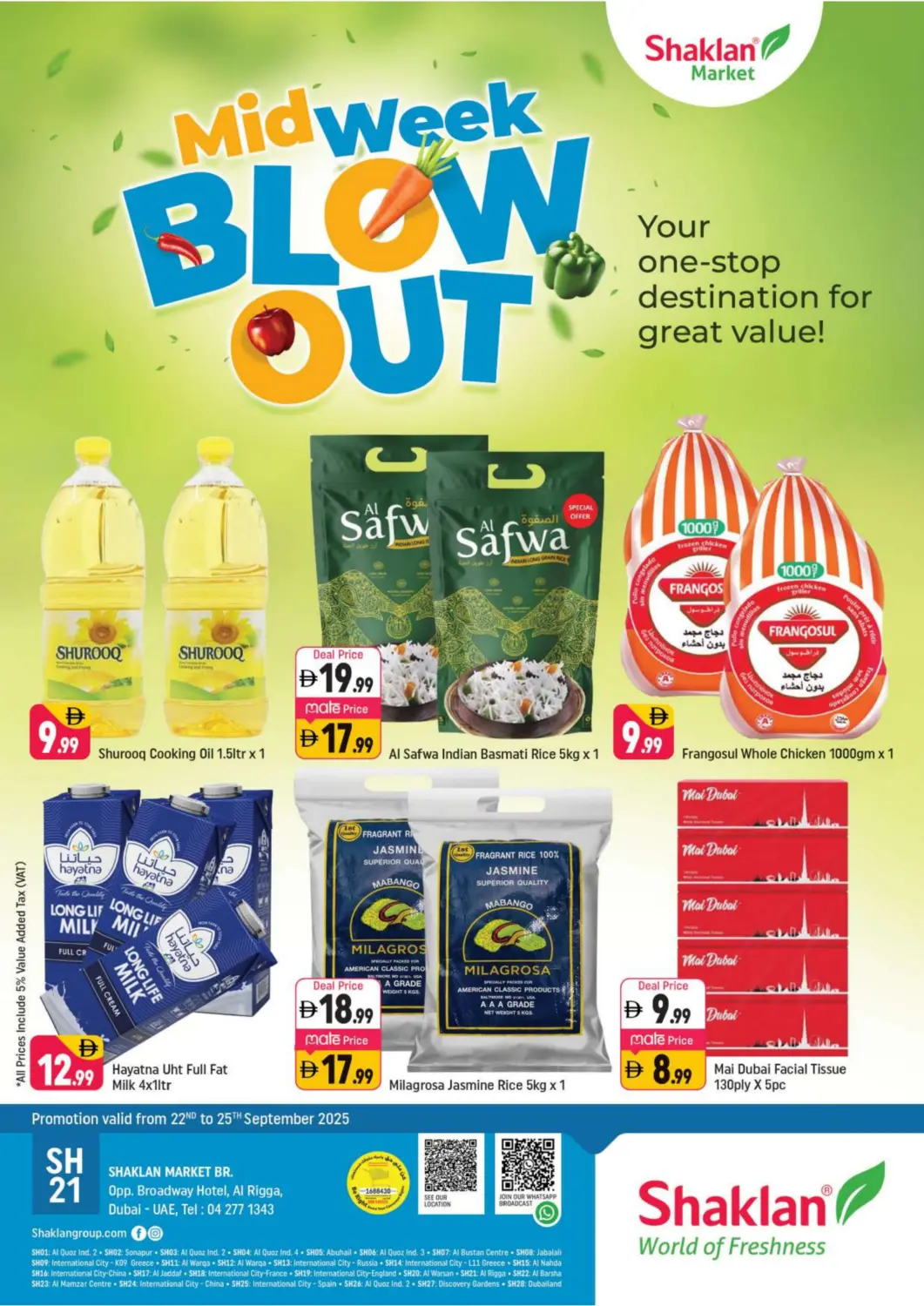 UAE - Dubai Shaklan  offers in D4D Online. Al Rigga - Dubai. . Till 25th September