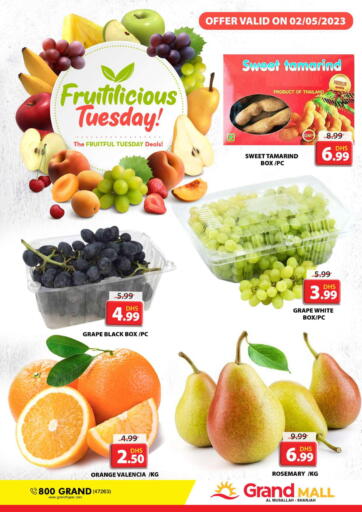 UAE - Abu Dhabi Grand Hyper Market offers in D4D Online. Al Musallah , Sharjah. . Only on 2nd May