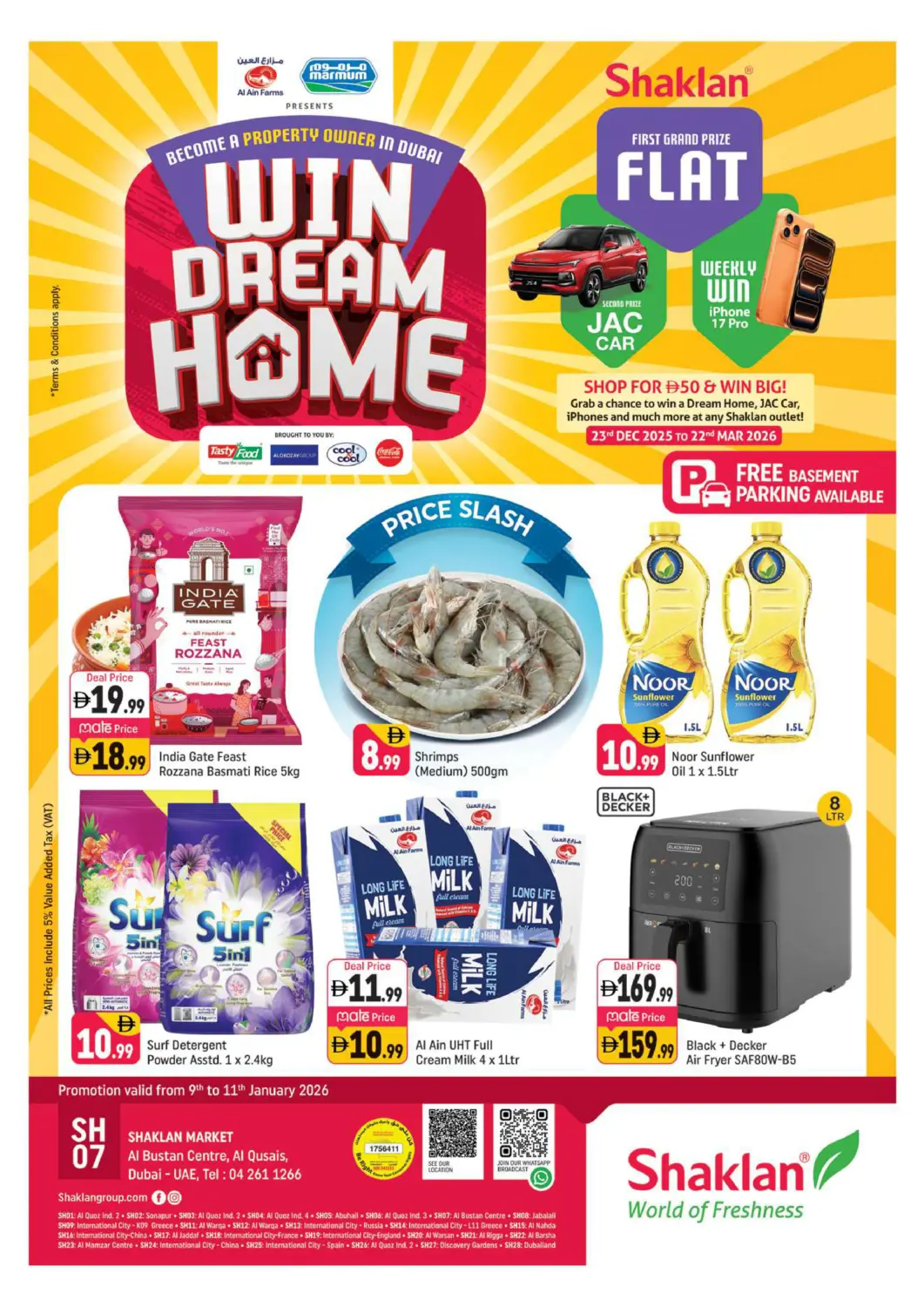 UAE - Dubai Shaklan  offers in D4D Online. Al Bustan Centre, Al Qusais, Dubai. . Till 11th January